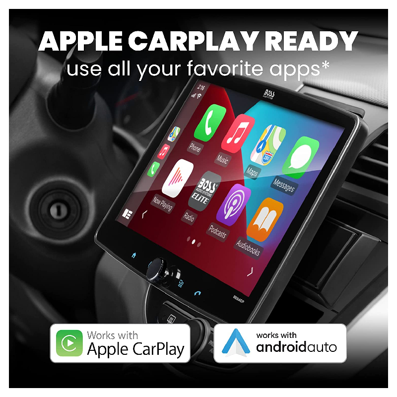 Boss Elite BE9ACP-C Apple CarPlay Receivers